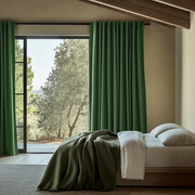 Forest Green Bedroom Blackout Curtains