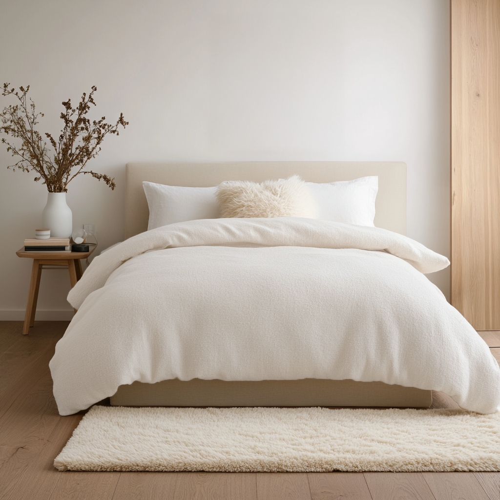 Off-White Heavy Weight Linen Quilt Cover