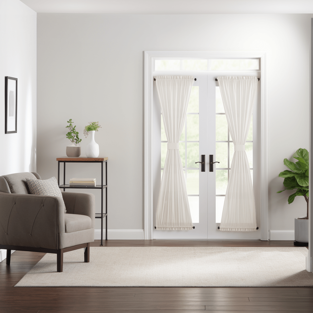 Off-White Heavy Weight Linen French Door Curtain