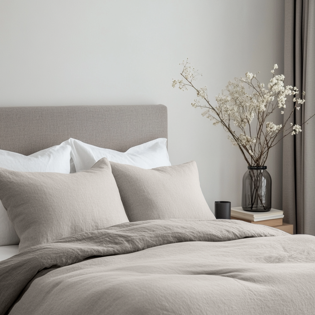 Natural Linen Quilt Cover