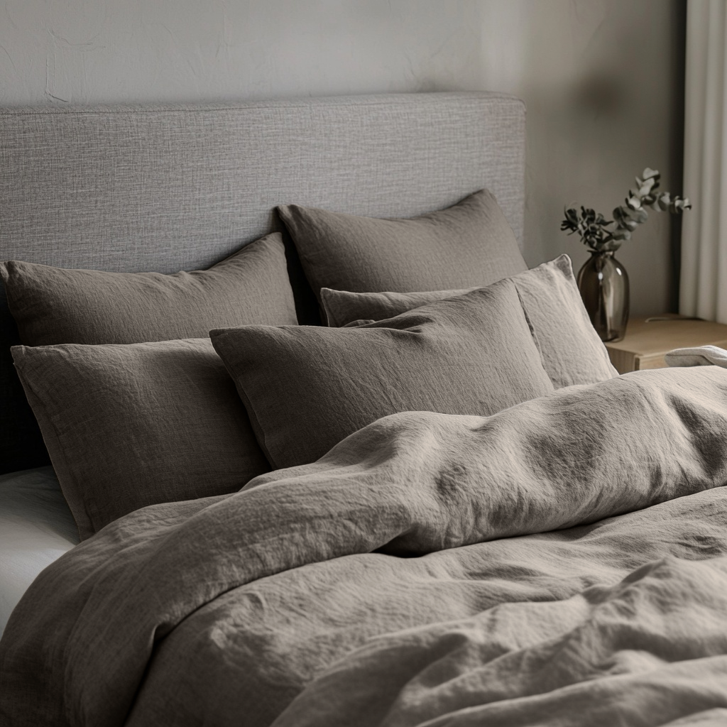 Natural Heavy Weight Linen Quilt Cover