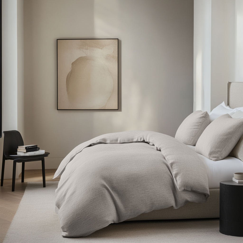 Natural Linen Quilt Cover