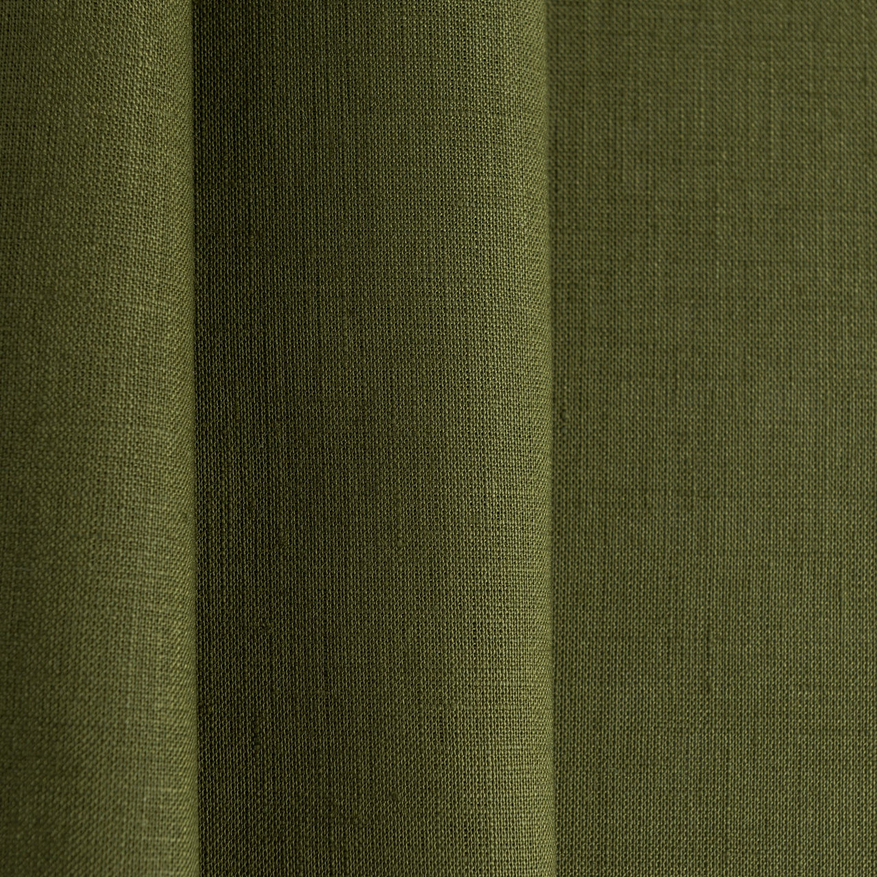 Moss Green Linen Fabric