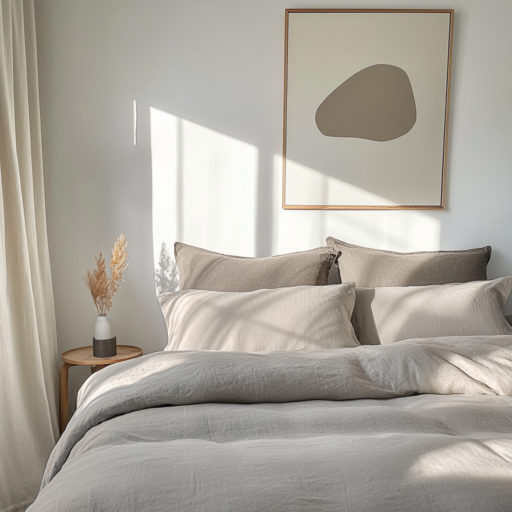 Natural Linen Quilt Cover