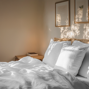 White Linen Quilt Cover