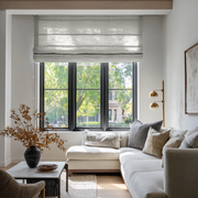 Natural Linen Roman Blinds