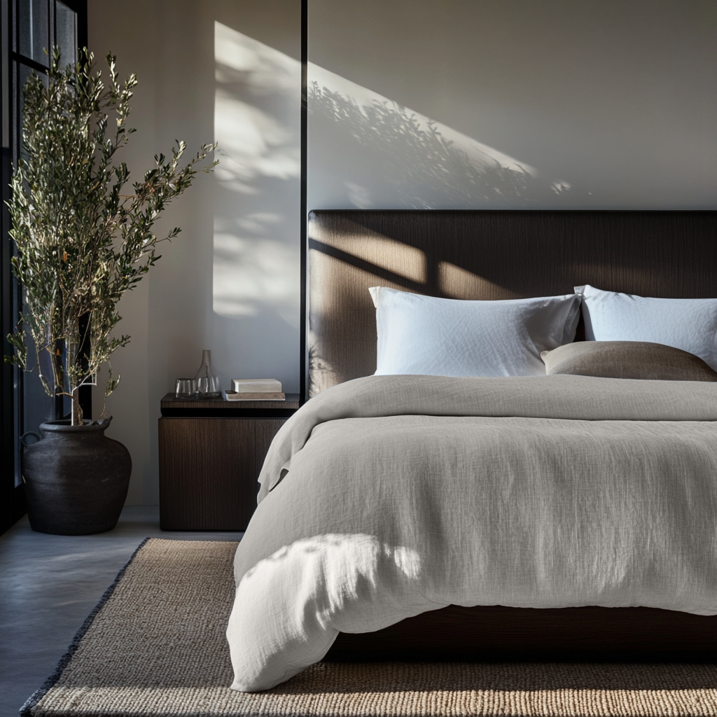 Natural Linen Quilt Cover – 100% Washed Linen Doona, Duvet Cover ...