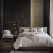 Off-White Linen Quilt Cover