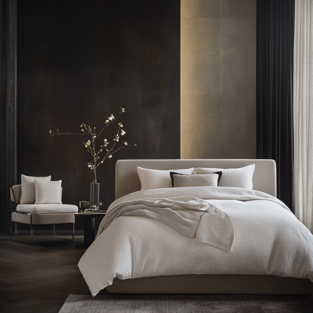 Off-White Linen Quilt Cover