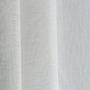 Off White Sheer Pure Linen Fabric