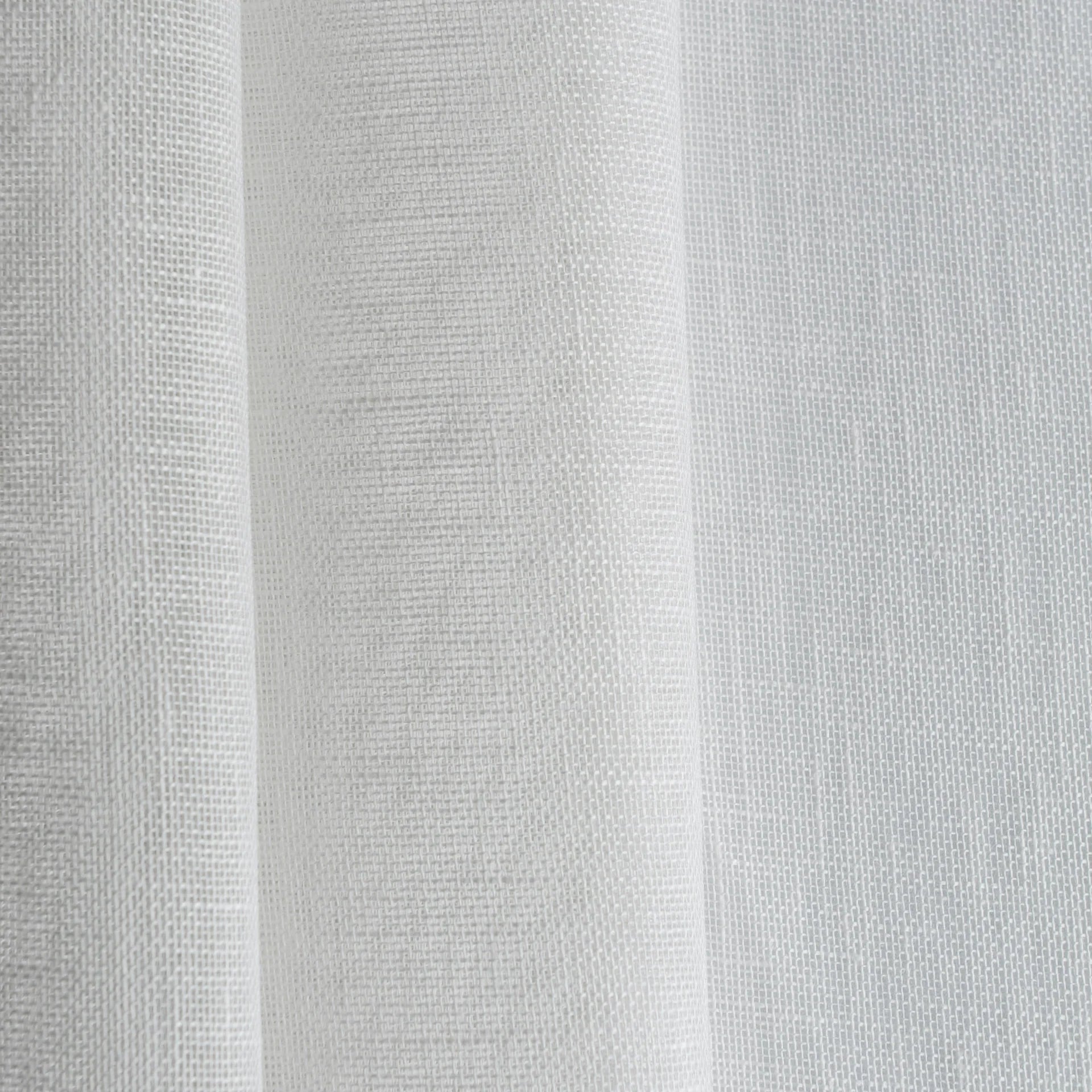 Off White Sheer Pure Linen Fabric
