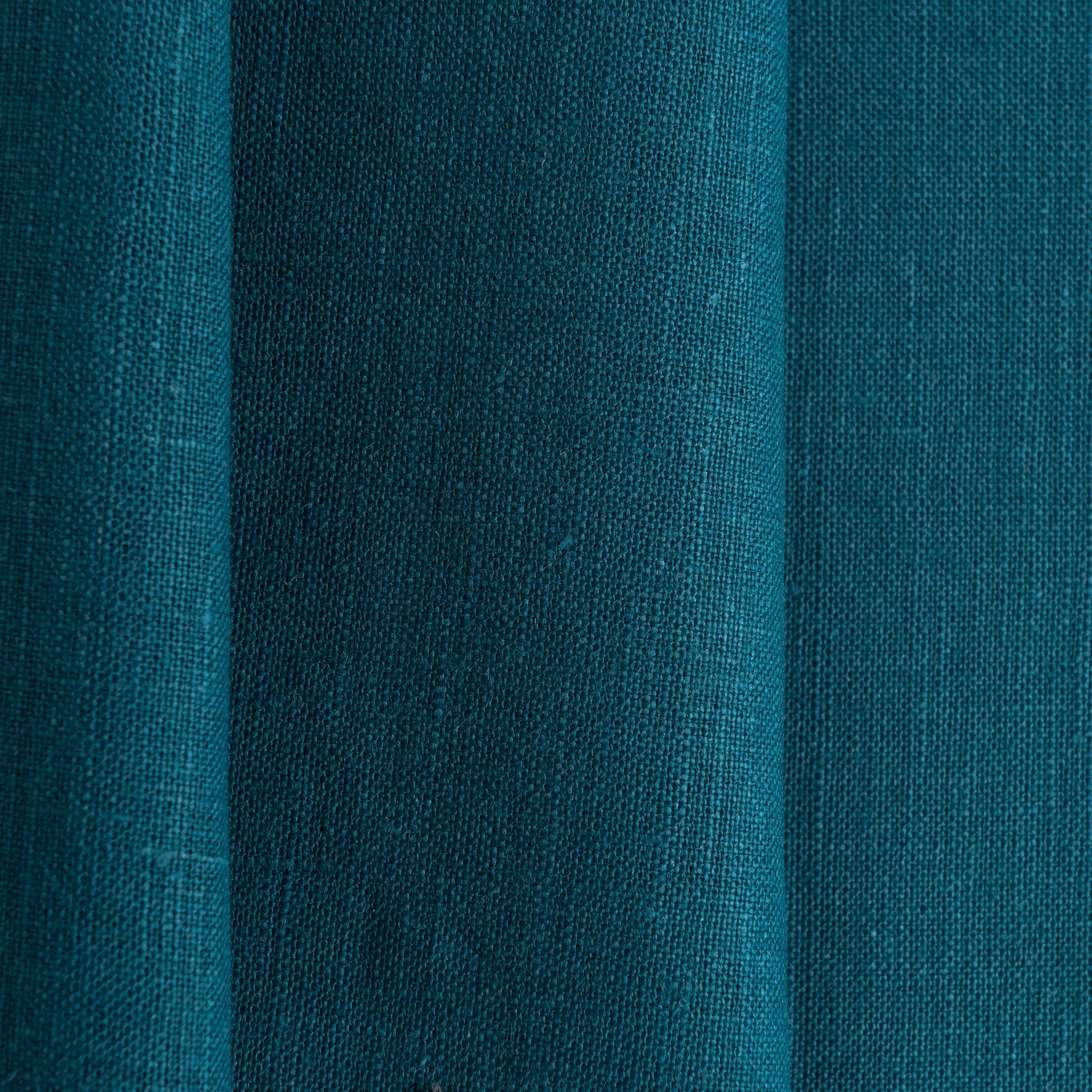 Peacock Blue Linen Fabric