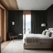 Steel Black Velvet Soundproof Curtains with Multitape