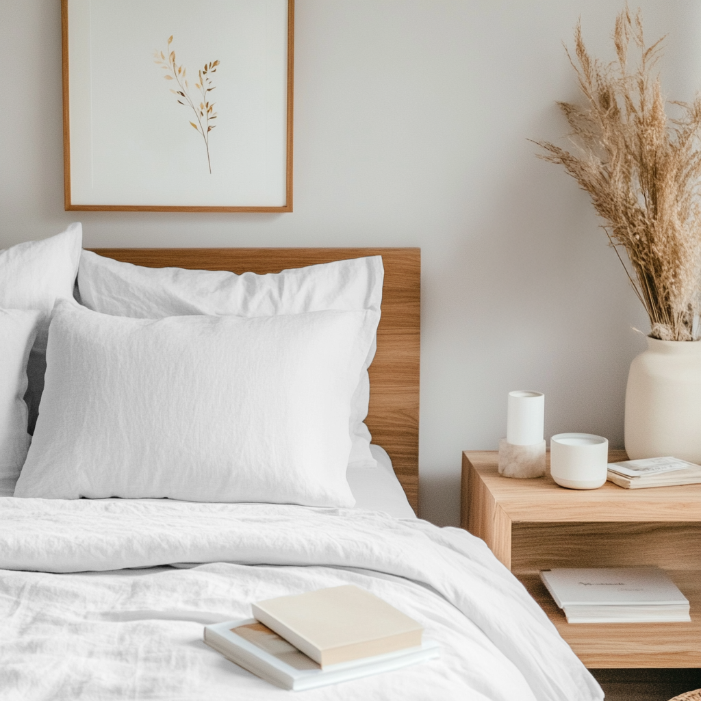 White Linen Quilt Cover