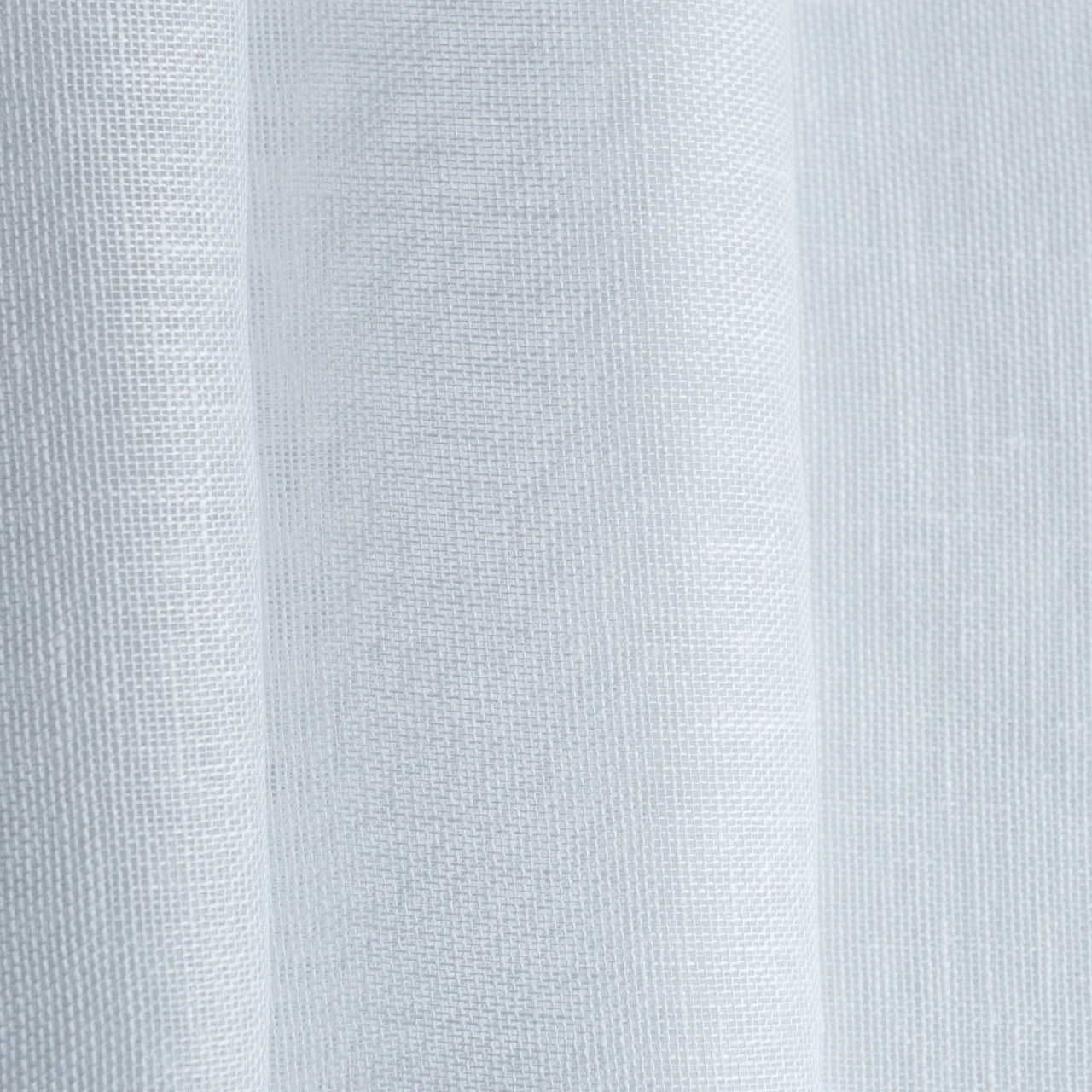 White Sheer Pure Linen Fabric