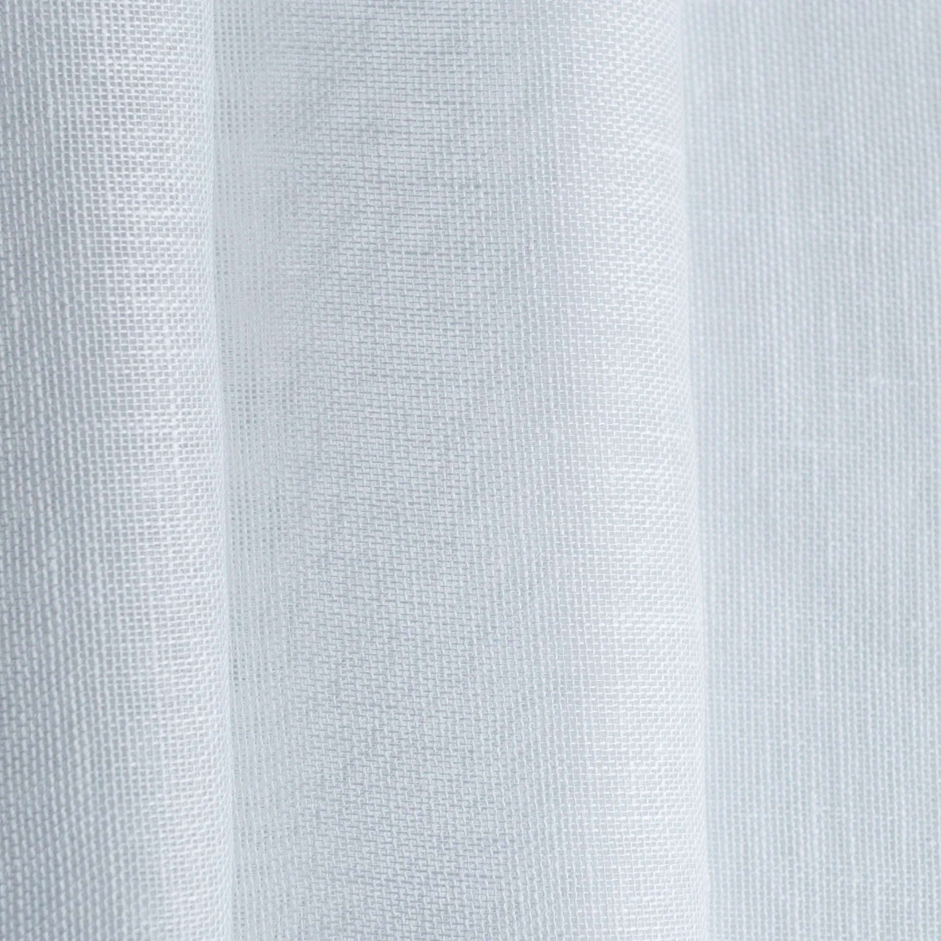 White Sheer Pure Linen Fabric