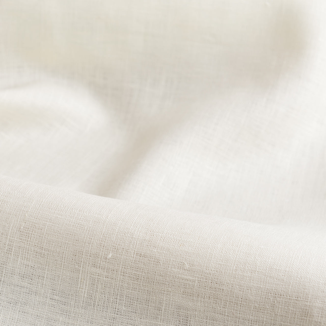 Cream Linen Fabric by the Metre - 100% French Natural - Width 133 or 267 cm