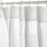 S-Fold Linen Curtain Panel with Cotton Lining