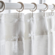 S-Fold Linen Curtain Panel 