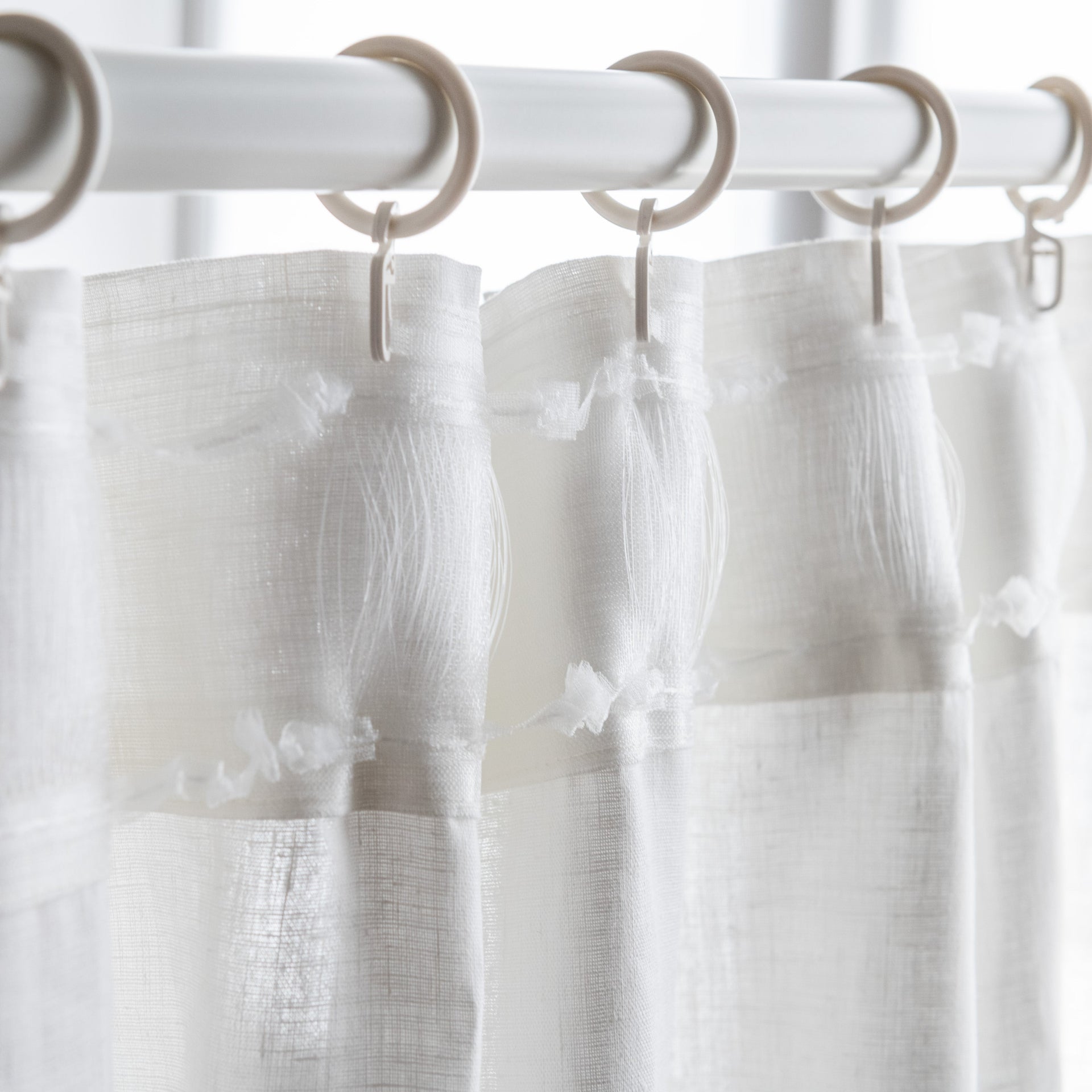 S-Fold Linen Curtain Panel 