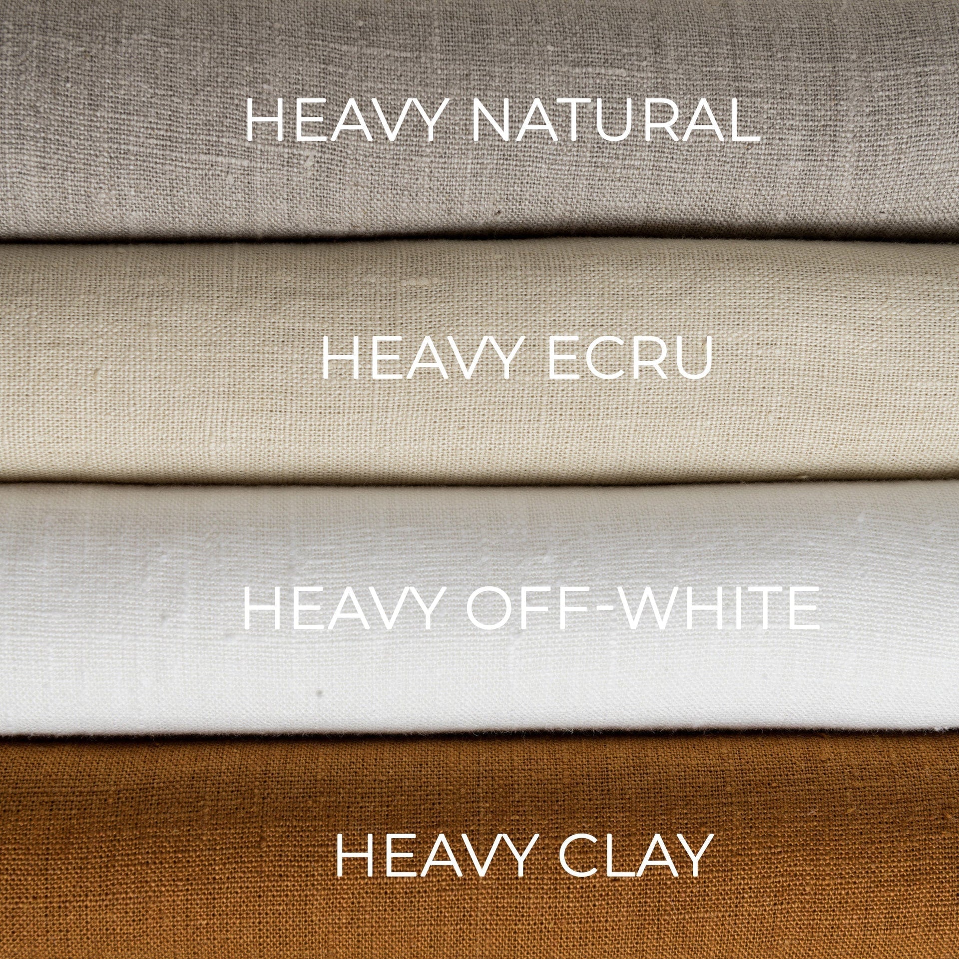 @Color: Heavy Weight Natural, Color: Heavy Weight Ecru, Color: Heavy Weight Off-White, Color: Heavy Weight Clay