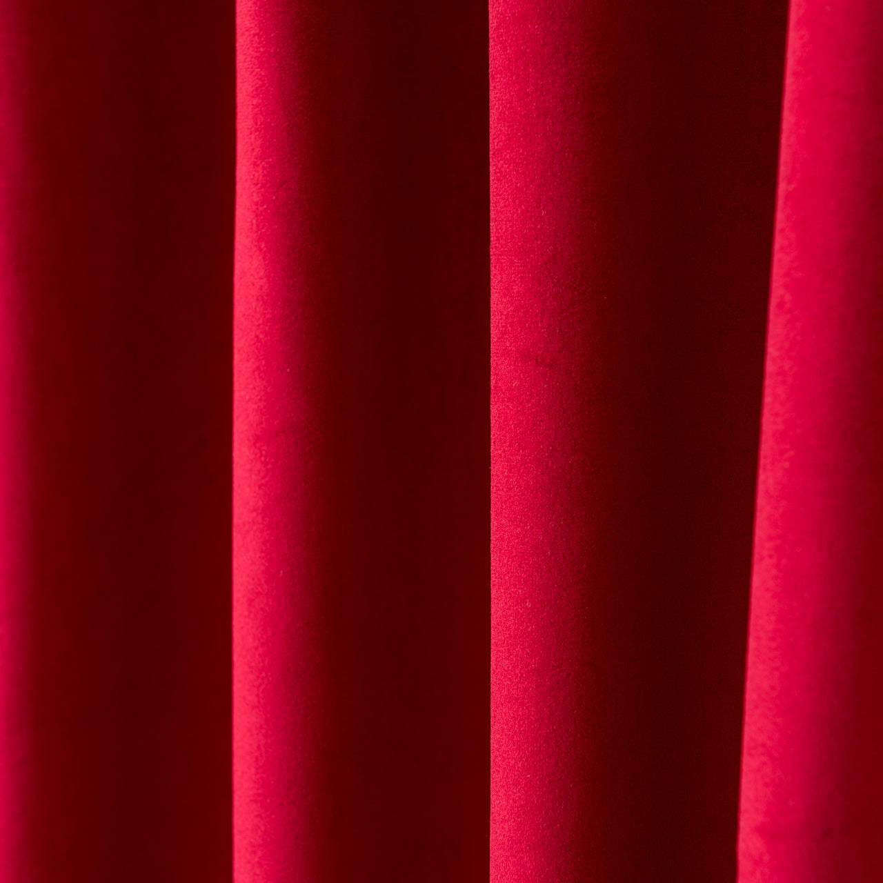 Classic Red Velvet S-Fold Curtain - Custom Sizes and Colors