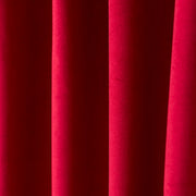 Classic Red Velvet S-Fold Curtain - Custom Sizes and Colors