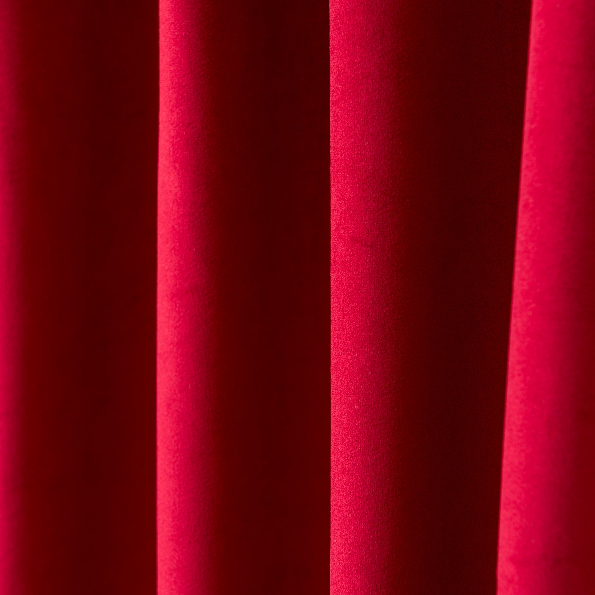 Classic Red Velvet S-Fold Curtain - Custom Sizes and Colors