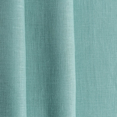 Aquamarine Linen Fabric by the Meter - 100% French Natural - Width  133 or 267  cm