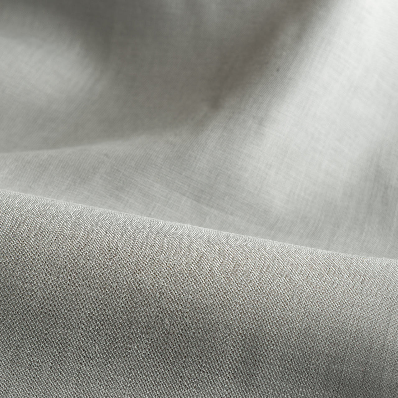 Dim Grey Linen Fabric by the Metre - 100% French Natural - Width  133 cm