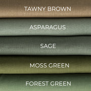 @color:Tawny Brown,color:Asparagus, color:Forest Green, color:Sage, color:moss green