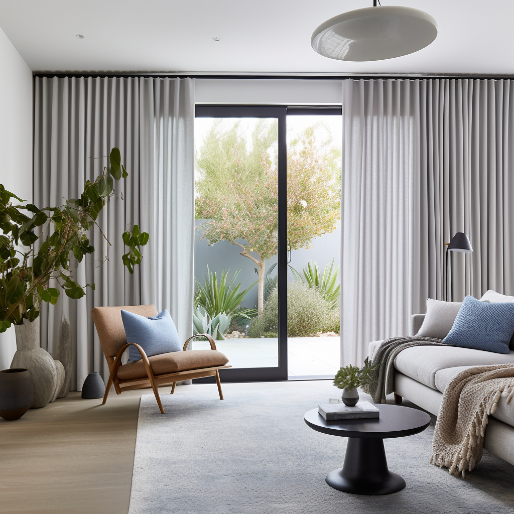 S-fold Grey Linen Curtains - Custom Sizes & Colours, Color: DIm Grey