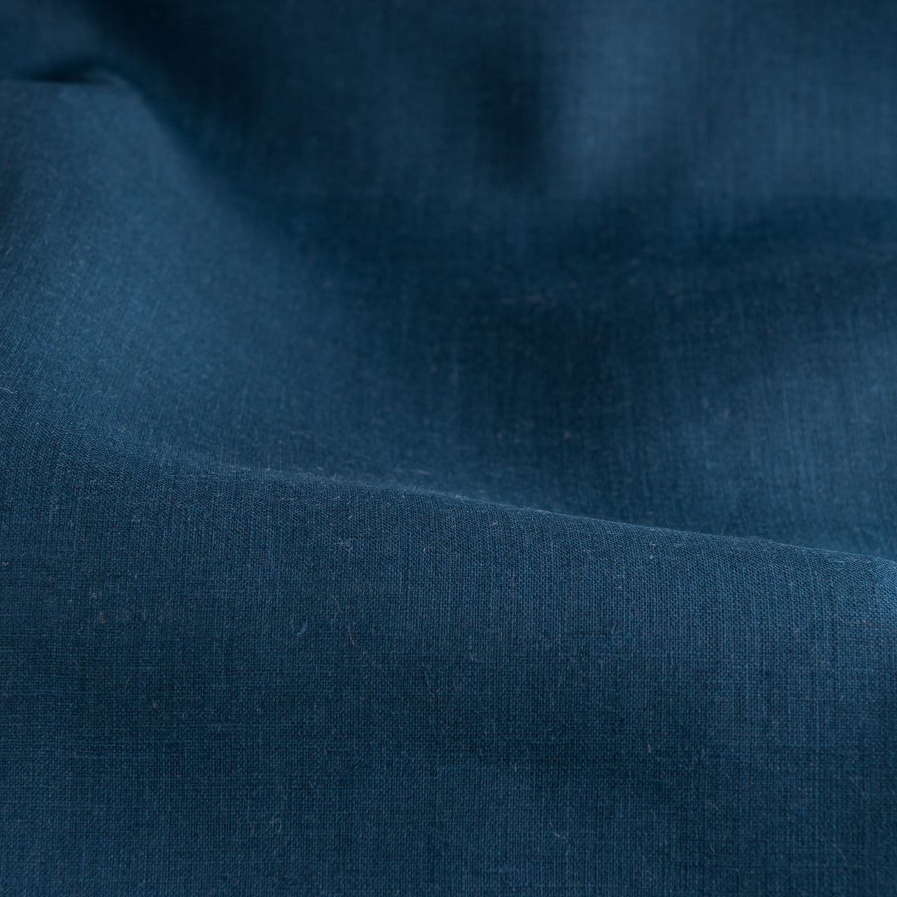Royal Blue Linen Fabric by the Metre - 100% French Natural - Width  133 or 267 cm