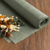 Sage Linen Fabric by the Meter - 100% French Natural - Width 133 or 267  cm