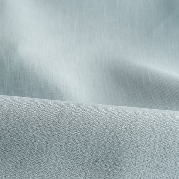 Sky Blue Linen Fabri by the Meter - 100% French Natural - Width  133 cm