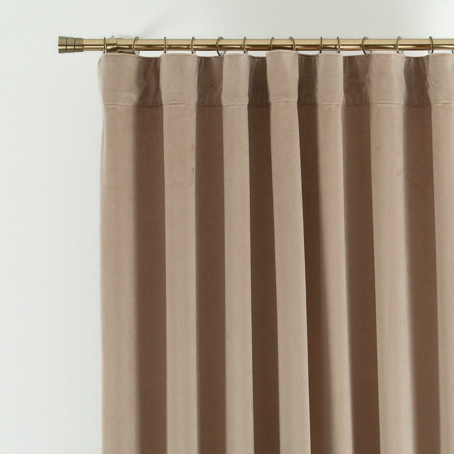 S-Fold Velvet Curtain