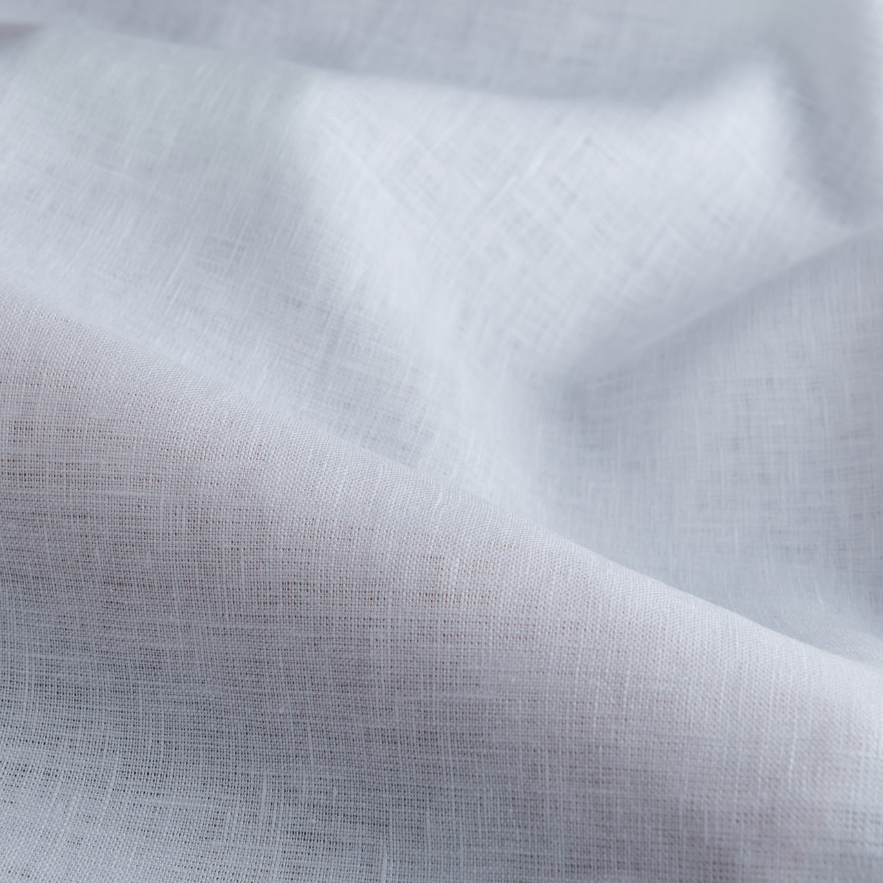 White Linen Fabric by the Metre - 100% French Natural - Width  133 or 267 cm
