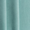 Aquamarine Blue S-Fold Linen Curtain with Cotton Lining - Suitable for Rings or Tracks - Custom Sizes & Colours