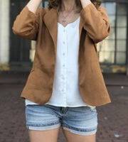 Casual Linen Blazer 