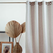 Eyelet Linen Curtain 