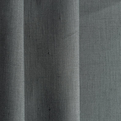 Iron Grey Linen Fabric by the Meter - 100% French Natural - Width 133 cm