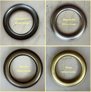 @Grommets Color: Gun Metal/Metal, Grommets Color: Matte Nickel/Metal, Grommets Color: Bronze/Metal, Grommets Color: Brass/Metal