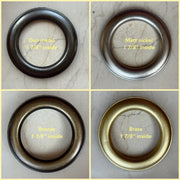 Grommets Color: Gun Metal/Metal, Grommets Color: Matt Nickel/Metal, Grommets Color: Bronze/Metal, Grommets Color: Brass/Metal