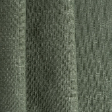 Sage Linen Fabric by the Meter - 100% French Natural - Width 133 or 267  cm