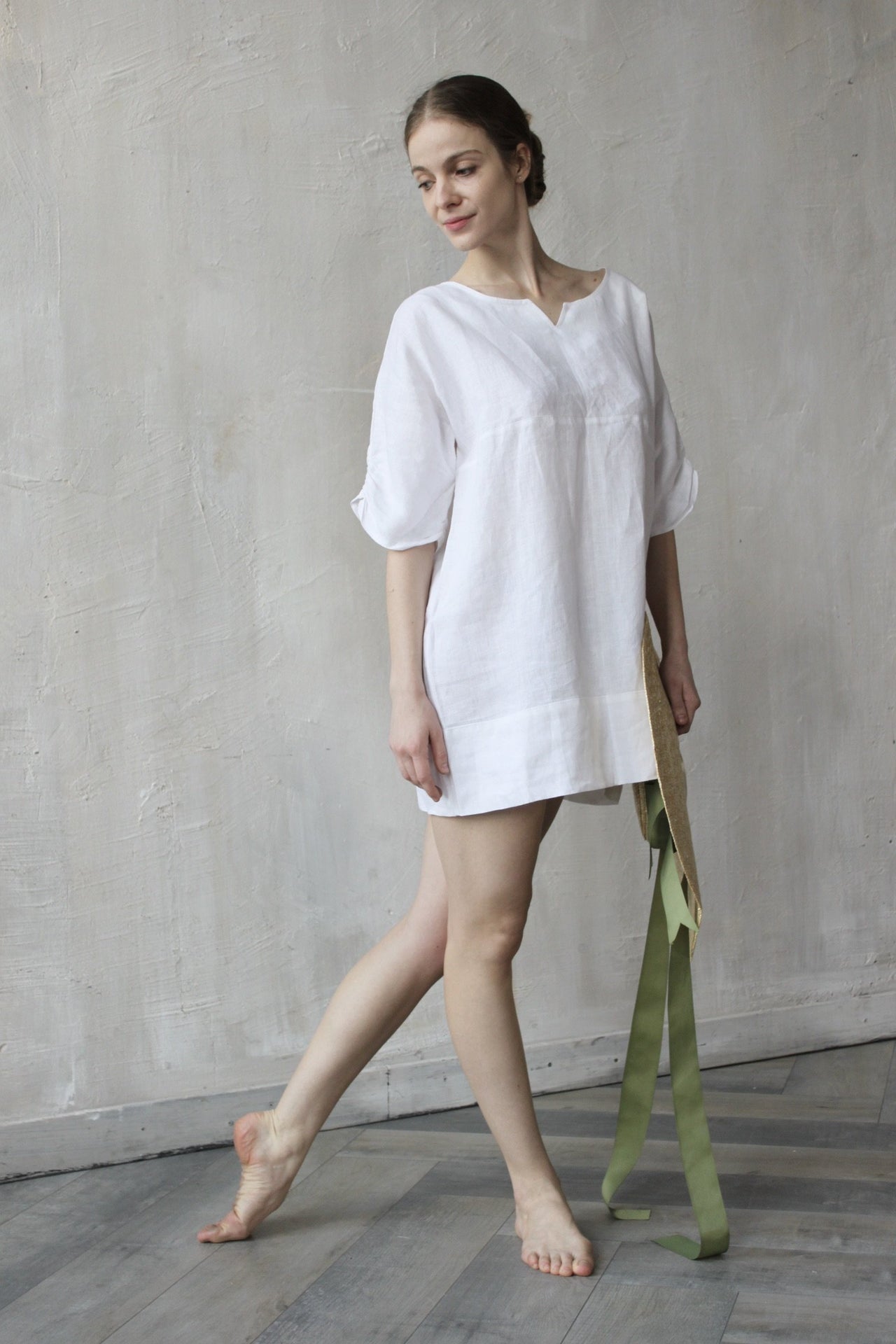 Linen White Tunics