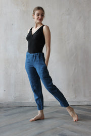 Linen High Waisted Pants