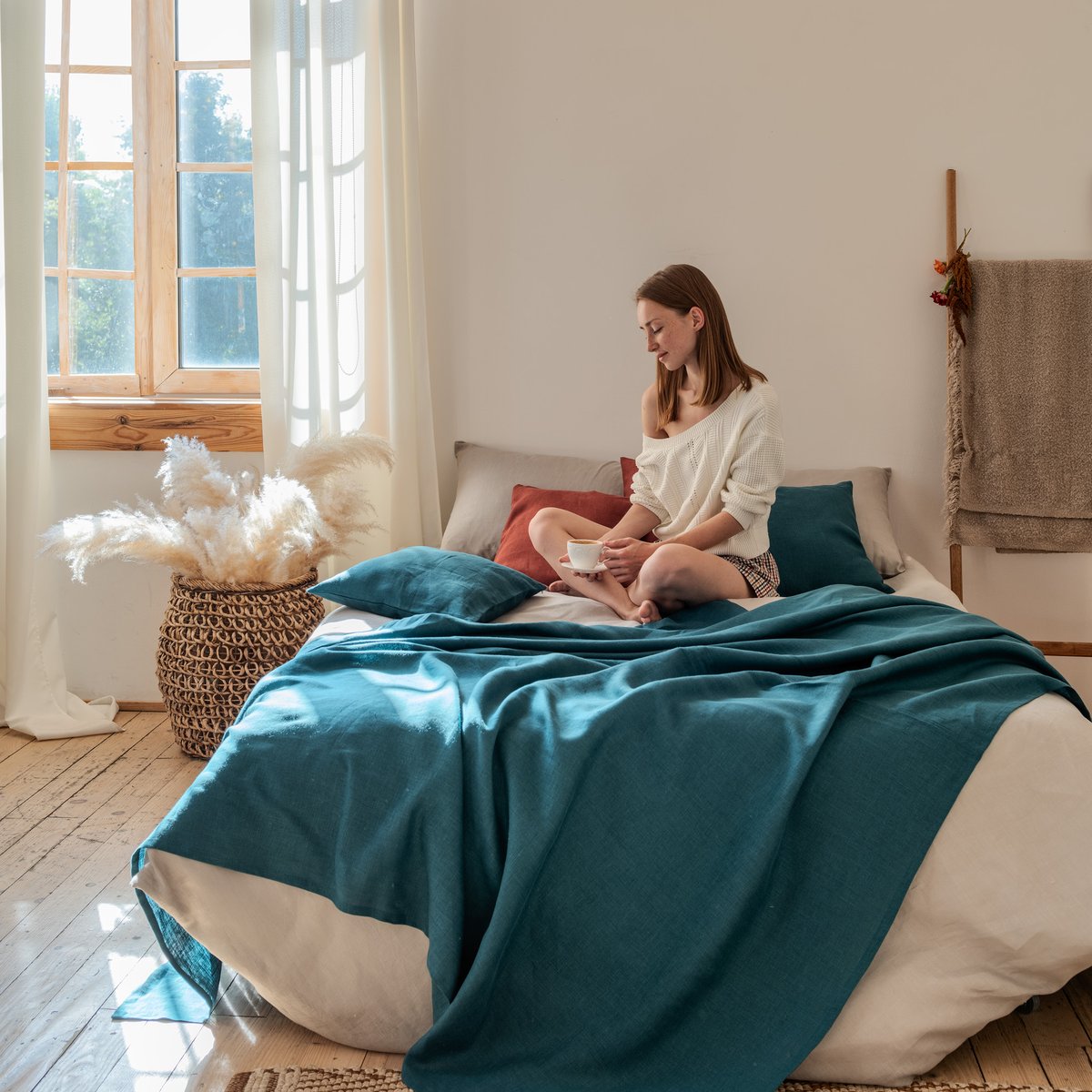 Linen Bed Spread