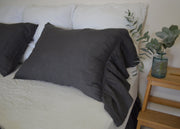 Linen Long Ruffles Pillowcase