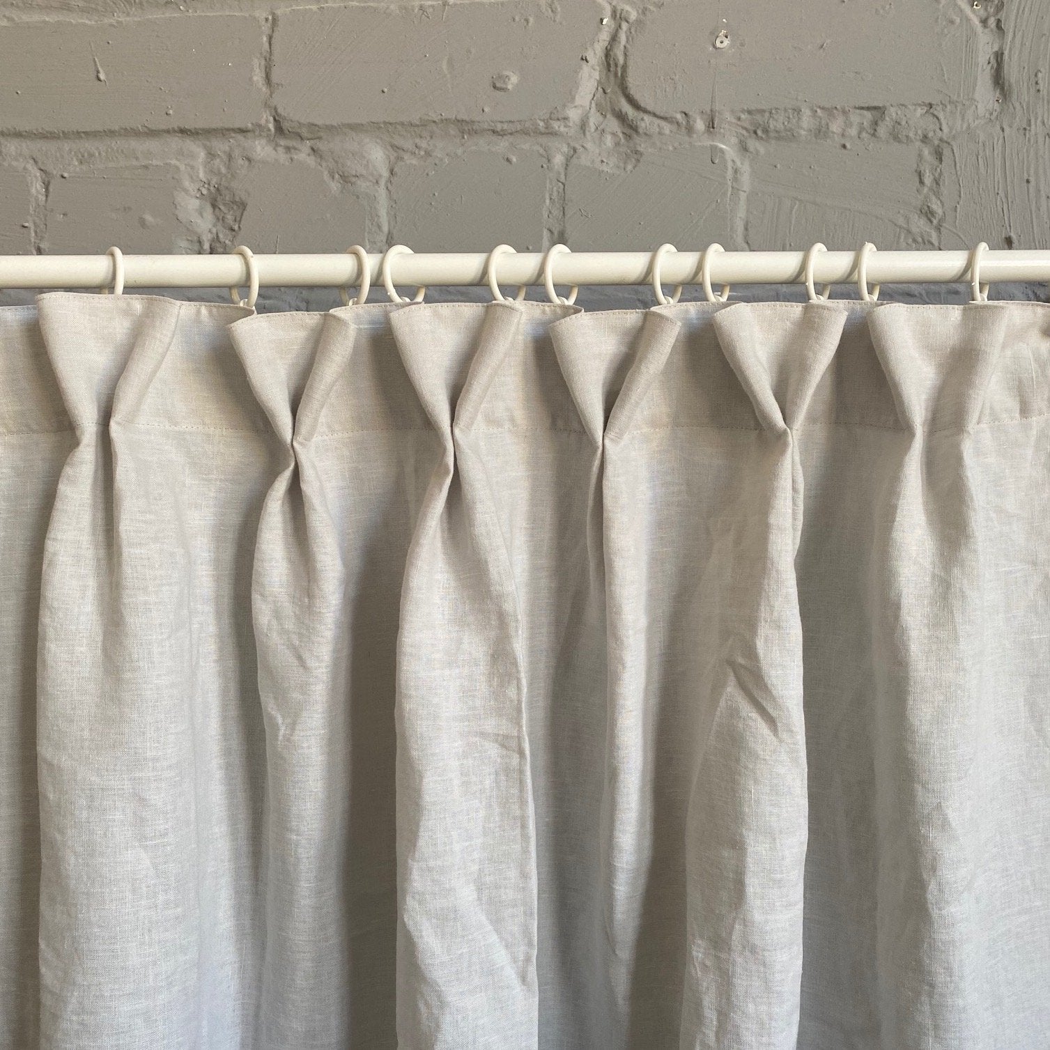 Dutch Pleat Linen Curtain