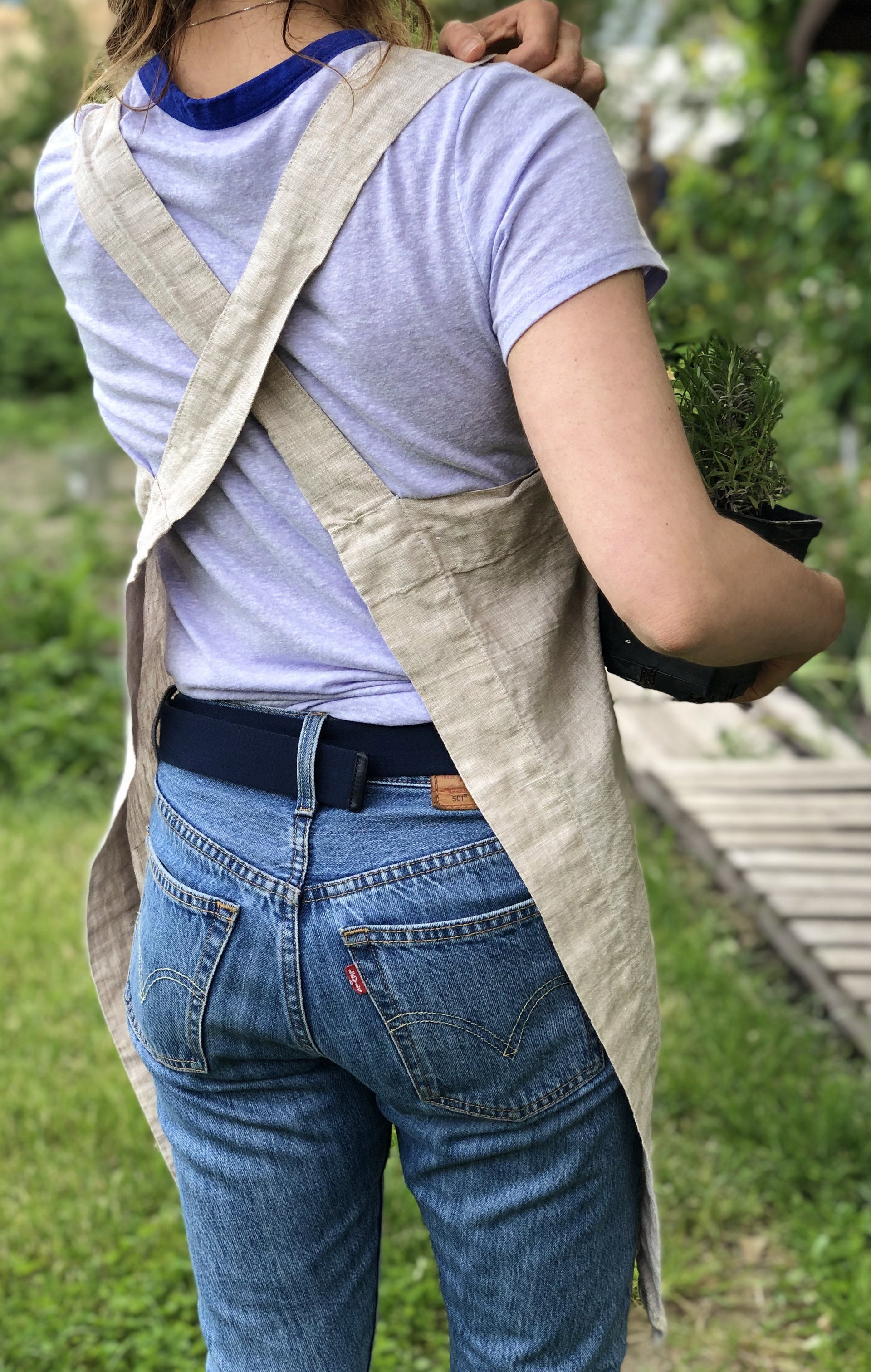 Linen Gardening Apron